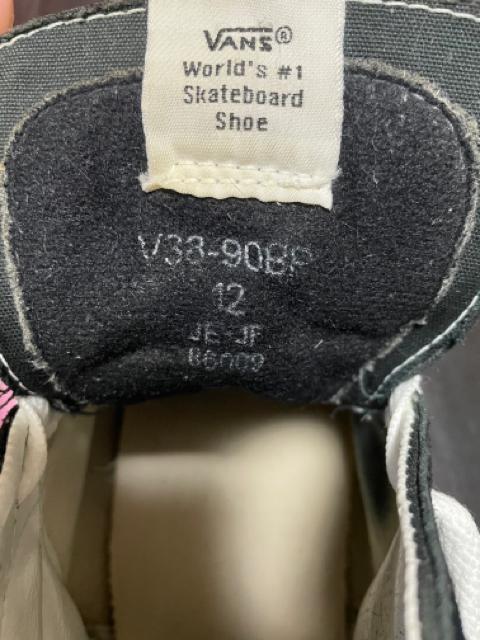 fbhXgbN@90N@VANS  Sk8-Hi V38-90BP Blk/Blk V-Bpink F/B.Pink  A  uh 
