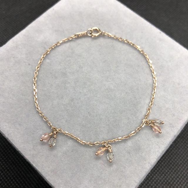 即決 SILVER 925 ピンクゴールドカラー ブレスレット < 女性アクセサリー/時計 即決 SILVER 925 ピンクゴールドカラー ブレスレット < 女性アクセサリー/時計の