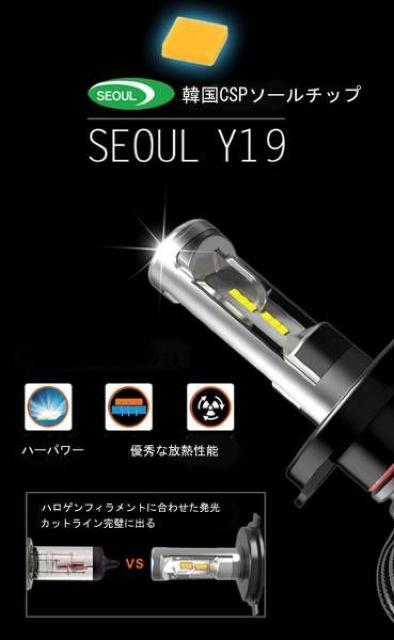 oCN LED wbhCg H4 HI-LO 12v 25w 6k t@X@P  /oCN