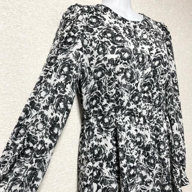 【新品/DAZY/L】カスレフラワー柄ロング丈ブラウスワンピース < 女性ファッション  【新品/DAZY/L】カスレフラワー柄ロング丈ブラウスワンピース < 女性ファッションの