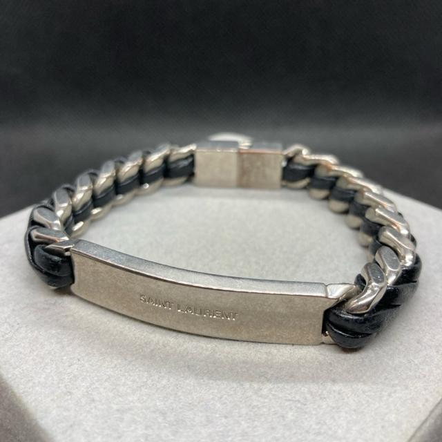 ���� SAINT LAURENT �T�����[���� �^�O�J�[�u�`�F�[�� �u���X���b�g  �� �u�����h�� 