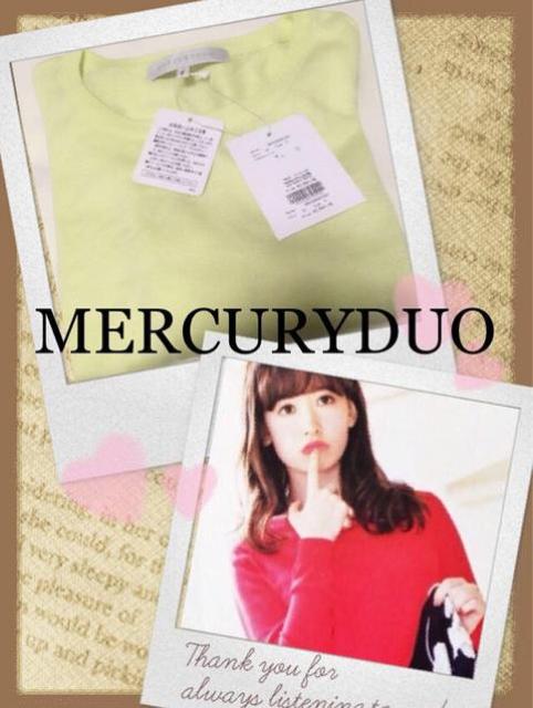 中村アン着用●MERCURYDUOマーキュリーデュオ【新品未使用】スプリングニット●ライムイエロー < ブランド 中村アン着用●MERCURYDUOマーキュリーデュオ【新品未使用】スプリングニット●ライムイエロー < ブランドの