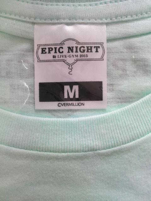 B'z LIVE-GYM 2015 EPIC NIGHT Tシャツ 未開封 M < タレントグッズ B'z LIVE-GYM 2015 EPIC NIGHT Tシャツ 未開封 M < タレントグッズの