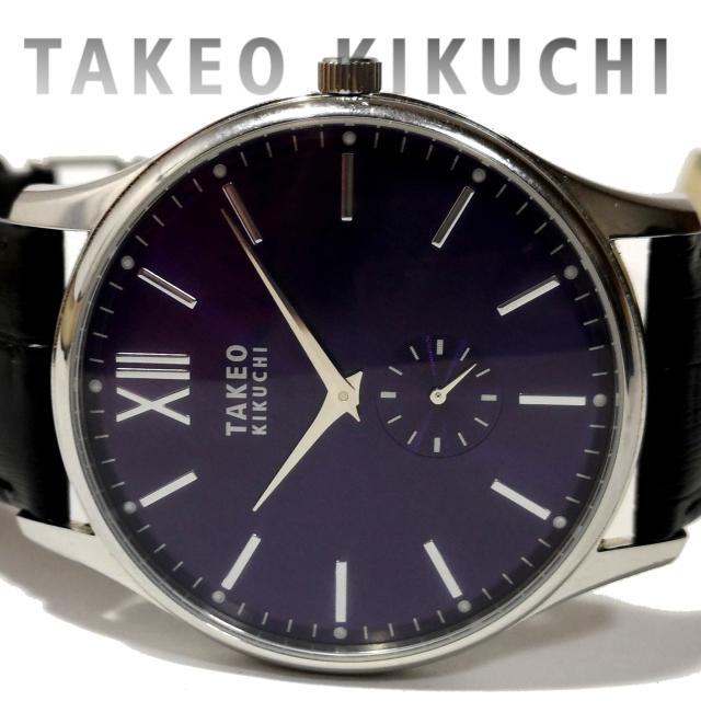 良品 タケオキクチ/TAKEO KIKUCHI【スモセコ】メンズ腕時計 < ブランド  良品 タケオキクチ/TAKEO KIKUCHI【スモセコ】メンズ腕時計  < ブランドの