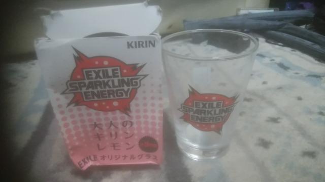 EXILE オリジナルグラス赤 大人のキリンレモン < タレントグッズ  EXILE オリジナルグラス赤 大人のキリンレモン  < タレントグッズの