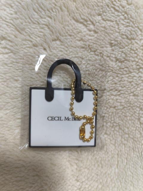 セシルマクビー CECIL McBEE ミニチュアショッパー ホワイト×ブラック < ブランド セシルマクビー CECIL McBEE ミニチュアショッパー ホワイト×ブラック < ブランドの