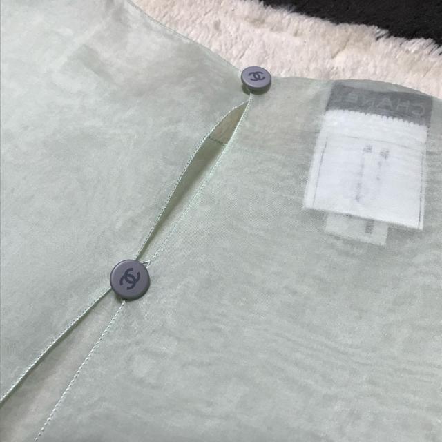 正規品 シャネル シルク シースルーベスト3ライトグリーン < ブランド  正規品 シャネル シルク シースルーベスト3ライトグリーン < ブランドの