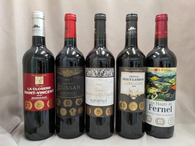 7冠,3冠含 すべて3冠以上3冠金受賞ボルドー地区飲み比べ赤ワイン5本 750ml < グルメ/ドリンク 7冠,3冠含 すべて3冠以上3冠金受賞ボルドー地区飲み比べ赤ワイン5本 750ml < グルメ/ドリンクの