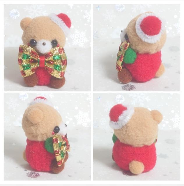 ハンドメイド♪ポンポン飾り★わくわくクリスマス★ライトブラウンくまちゃん < ペット/手芸/園芸 ハンドメイド♪ポンポン飾り★わくわくクリスマス★ライトブラウンくまちゃん < ペット/手芸/園芸の