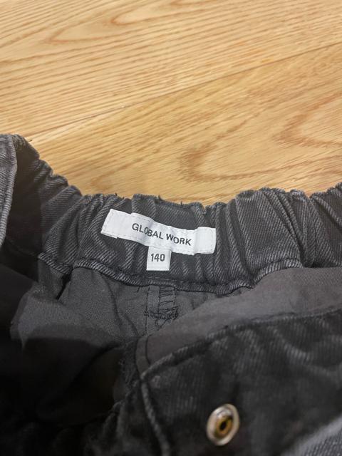 グローバルワーク 女の子インナー付き デニム風スカート 140 < キッズ/ベビー グローバルワーク 女の子インナー付き デニム風スカート 140 < キッズ/ベビーの