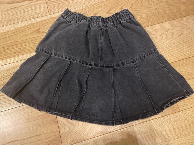 グローバルワーク 女の子インナー付き デニム風スカート 140 < キッズ/ベビー グローバルワーク 女の子インナー付き デニム風スカート 140 < キッズ/ベビーの