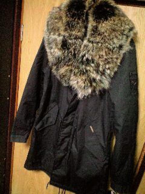 Roarロアー コヨーテファー2丁拳銃ワッペン中綿モッズコート 3 < ブランド  Roarロアー コヨーテファー2丁拳銃ワッペン中綿モッズコート 3 < ブランドの