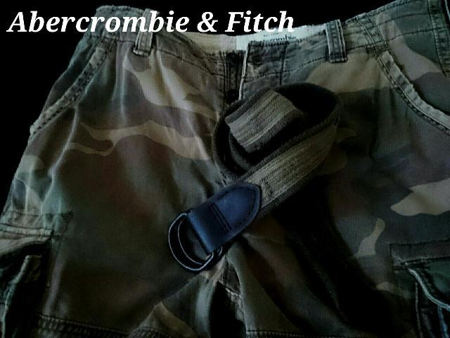 yAbercrombie & FitchzAoN@Vintage Destroy xgtJ[SV[c 34/Camo  uh 