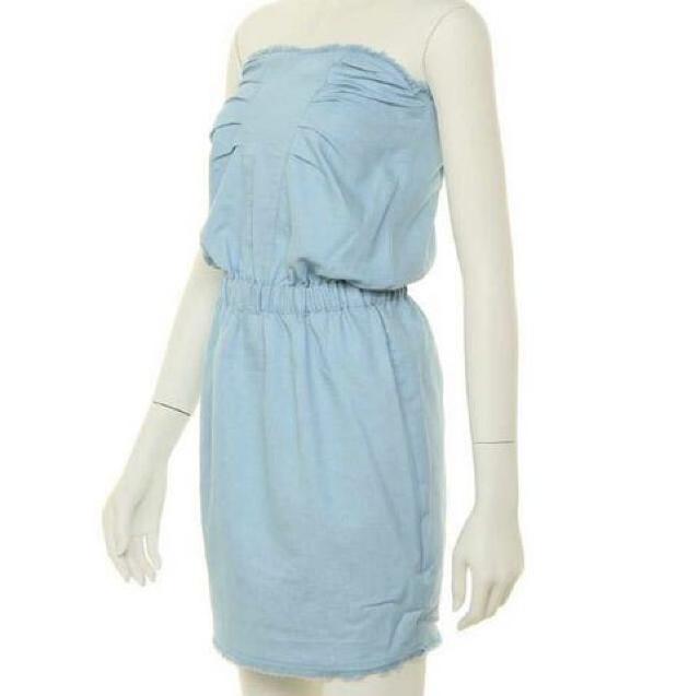 スタイルUP●定価5,990円●RESEXXY リゼクシー ●デニムベアミニワンピース●水色 デニムブルー < ブランド  スタイルUP●定価5,990円●RESEXXY リゼクシー ●デニムベアミニワンピース●水色 デニムブルー < ブランドの