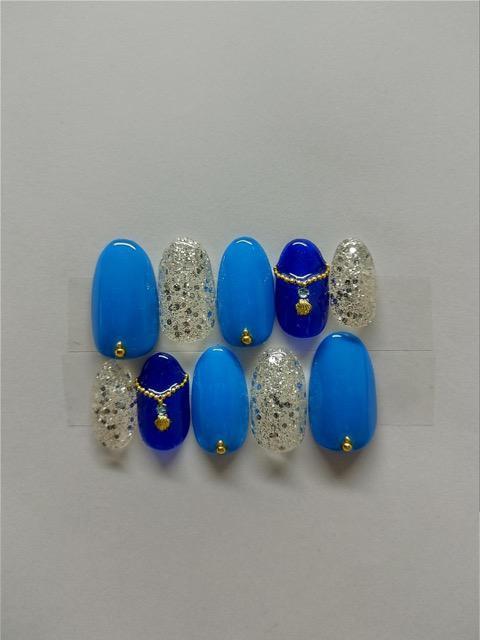 LBNYLA☆レギュラーオーバル♪ ブルー、ロイヤルブルー、シルバーホロラメ < 香水/コスメ/ネイル LBNYLA☆レギュラーオーバル♪ ブルー、ロイヤルブルー、シルバーホロラメ < 香水/コスメ/ネイルの