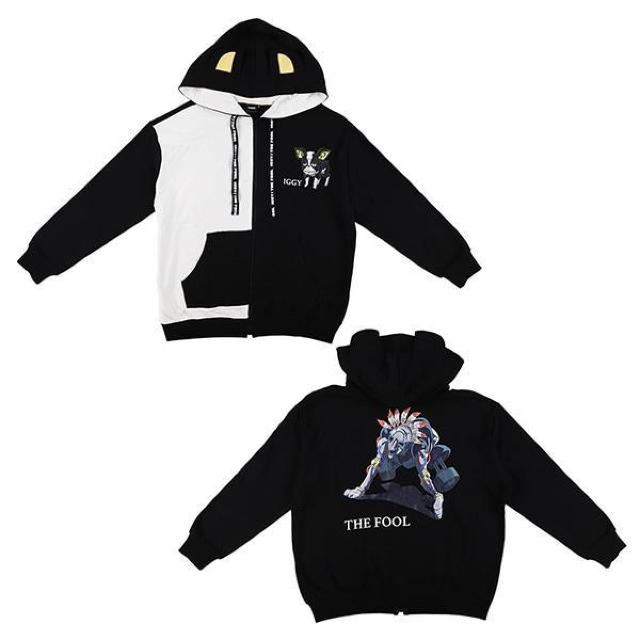 ジョジョ アニメ展 イギー パーカー < アニメ/コミック/キャラクター  ジョジョ アニメ展 イギー パーカー  < アニメ/コミック/キャラクターの