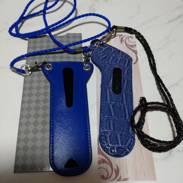 Aブルー ストラップ付電子たばこケースセット 新品未使用 < 男性ファッション Aブルー ストラップ付電子たばこケースセット 新品未使用 < 男性ファッションの