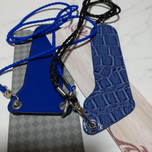 Aブルー ストラップ付電子たばこケースセット 新品未使用 < 男性ファッション Aブルー ストラップ付電子たばこケースセット 新品未使用 < 男性ファッションの