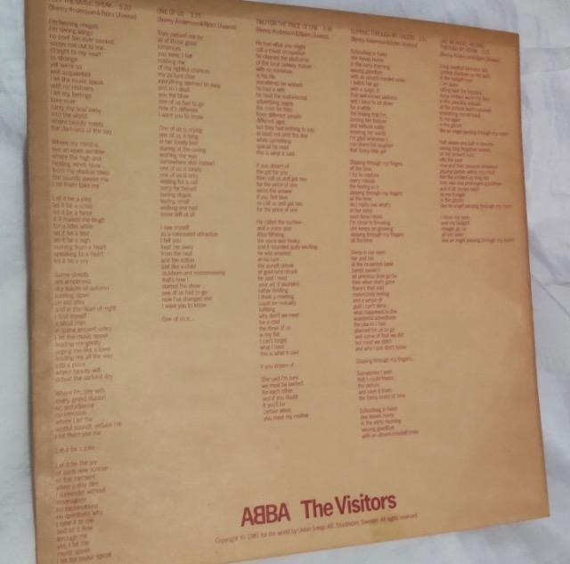 ABBAアバ/ザ・ビジターズ☆レコードLP盤 < CD/DVD/ビデオ  ABBAアバ/ザ・ビジターズ☆レコードLP盤 < CD/DVD/ビデオの