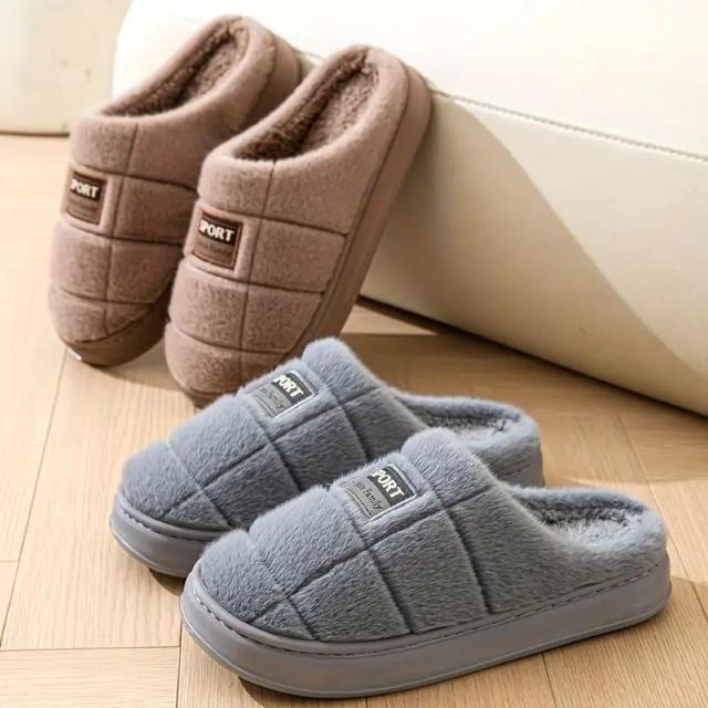 特別提供品1290円★メンズコットン スリッパ、厚底フリース 暖かい室内スリッパ、カジュアルスタイル 茶色26〜26.5cm < 男性ファッション  特別提供品1290円★メンズコットン スリッパ、厚底フリース 暖かい室内スリッパ、カジュアルスタイル 茶色26〜26.5cm < 男性ファッションの
