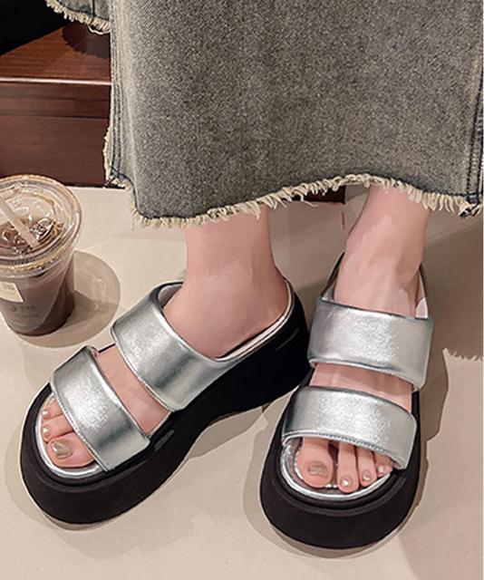 送料無料 新品 厚底サンダル スリッパサンダル 美脚 夏 < 女性ファッション  送料無料 新品 厚底サンダル スリッパサンダル 美脚 夏 < 女性ファッションの