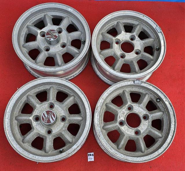 希少当時物★BRIDGESTONE ZONA SPOKE 6☆ 13インチ5.5J+20 4穴PCD114.3ハブ径72mm ホイ < 自動車/バイク 希少当時物★BRIDGESTONE ZONA SPOKE 6☆ 13インチ5.5J+20 4穴PCD114.3ハブ径72mm ホイ < 自動車/バイク