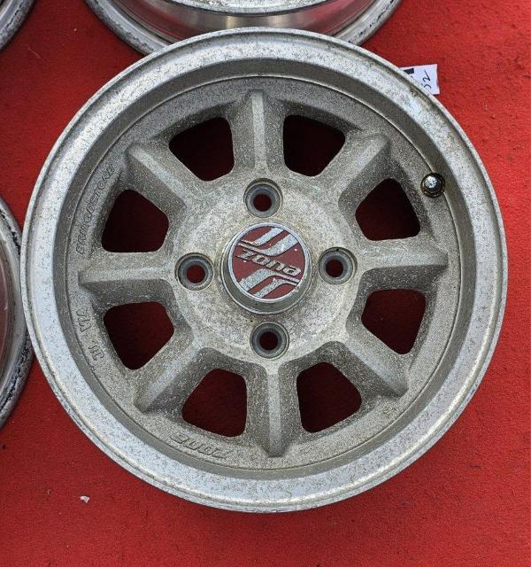 希少当時物★BRIDGESTONE ZONA SPOKE 6☆ 13インチ5.5J+20 4穴PCD114.3ハブ径72mm ホイ < 自動車/バイク 希少当時物★BRIDGESTONE ZONA SPOKE 6☆ 13インチ5.5J+20 4穴PCD114.3ハブ径72mm ホイ < 自動車/バイク