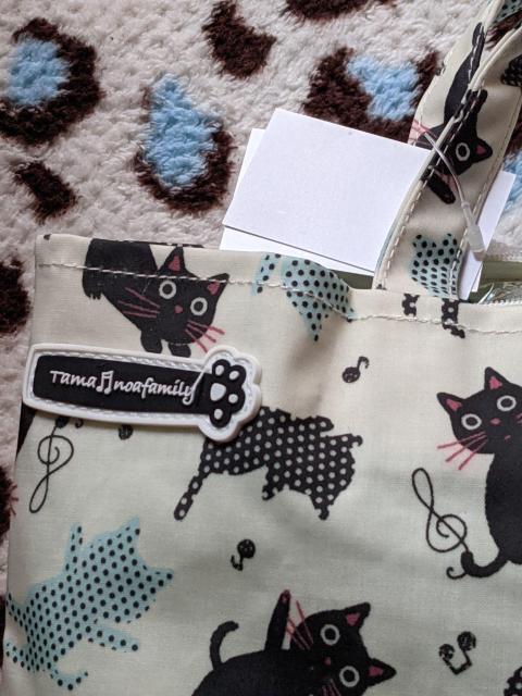 ノアファミリー 音たまトートバッグ にゃんこ 猫 < 女性ファッション ノアファミリー 音たまトートバッグ にゃんこ 猫 < 女性ファッションの