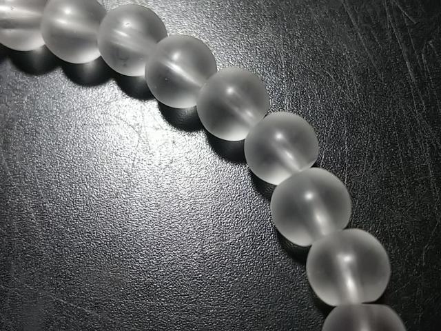 天然石★フロスト水晶 ラウンド6mm 半連 < 女性アクセサリー/時計 天然石★フロスト水晶 ラウンド6mm 半連 < 女性アクセサリー/時計の