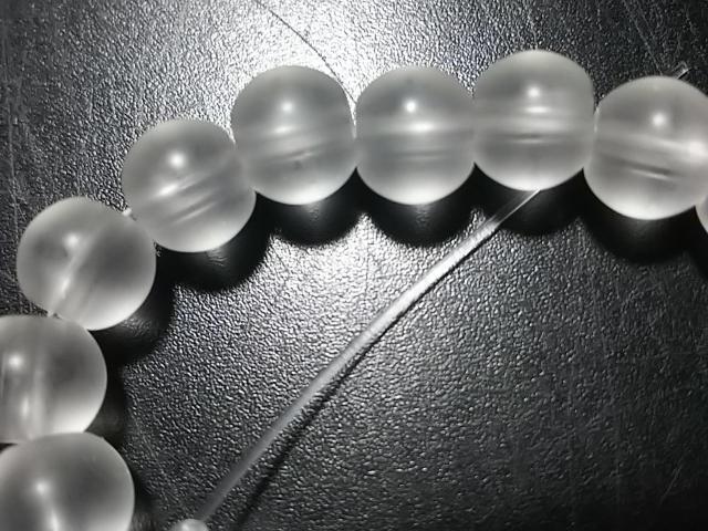 天然石★フロスト水晶 ラウンド6mm 半連 < 女性アクセサリー/時計 天然石★フロスト水晶 ラウンド6mm 半連 < 女性アクセサリー/時計の