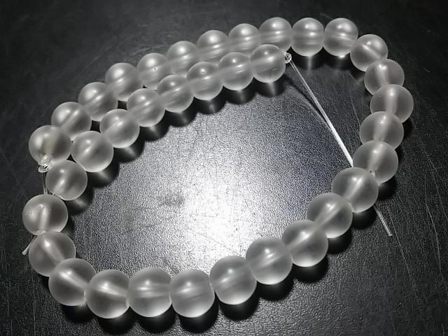 天然石★フロスト水晶 ラウンド6mm 半連 < 女性アクセサリー/時計 天然石★フロスト水晶 ラウンド6mm 半連 < 女性アクセサリー/時計の