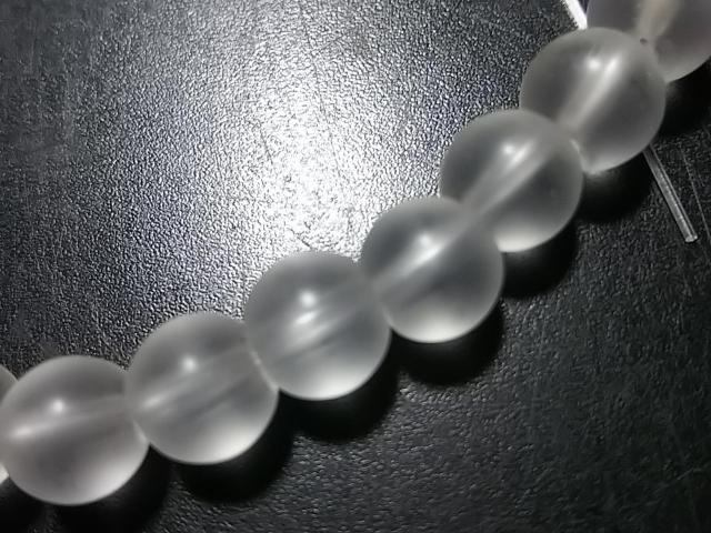 天然石★フロスト水晶 ラウンド6mm 半連 < 女性アクセサリー/時計 天然石★フロスト水晶 ラウンド6mm 半連 < 女性アクセサリー/時計の