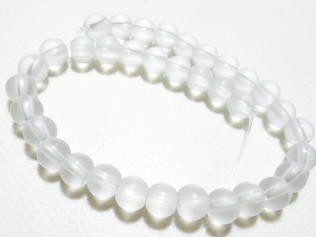 天然石★フロスト水晶 ラウンド6mm 半連 < 女性アクセサリー/時計 天然石★フロスト水晶 ラウンド6mm 半連 < 女性アクセサリー/時計の