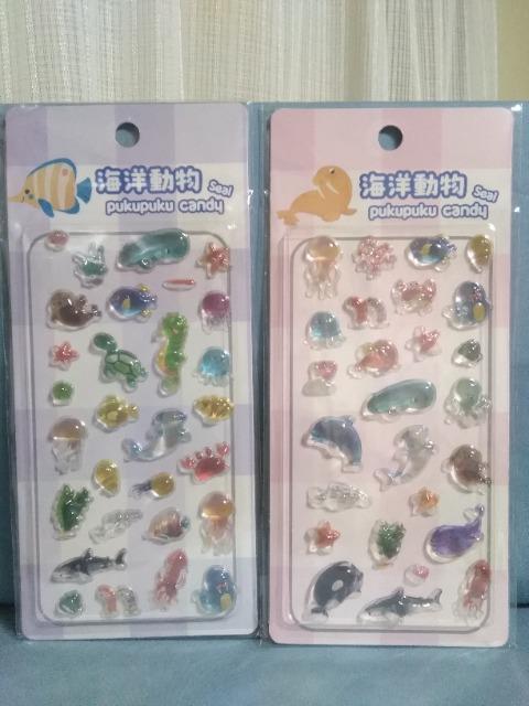 海洋動物ぷくぷくキャンディシールとキララメシールバインダー ピンク < インテリア/ライフ 海洋動物ぷくぷくキャンディシールとキララメシールバインダー ピンク < インテリア/ライフの