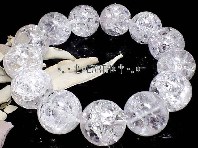 天然石★16ミリクラック水晶AAA爆裂数珠 < 男性アクセサリー/時計 天然石★16ミリクラック水晶AAA爆裂数珠 < 男性アクセサリー/時計の