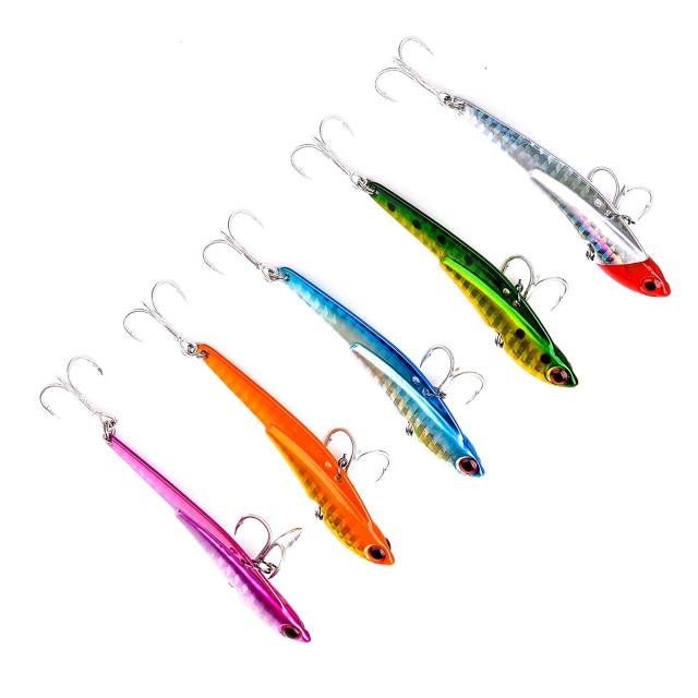 メタルバイブレーション ルアー5個セット 26g 73mm ジグ < レジャー/スポーツ メタルバイブレーション ルアー5個セット 26g 73mm ジグ < レジャー/スポーツの