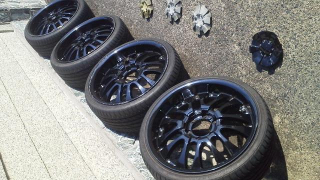 ハイエース等に6穴深リム(約80mm)バリ山225/35ZR20 < 自動車/バイク ハイエース等に6穴深リム(約80mm)バリ山225/35ZR20 < 自動車/バイク