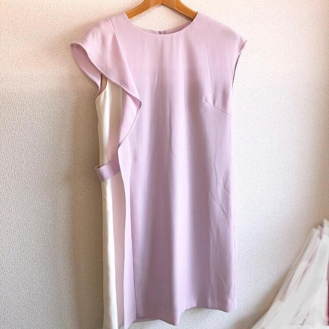 ◆marble ink/マーブルインク◆バイカラーミニワンピ★ピンク×ホワイト9AR*結婚式♪ < ブランド  ◆marble ink/マーブルインク◆バイカラーミニワンピ★ピンク×ホワイト9AR*結婚式♪  < ブランドの