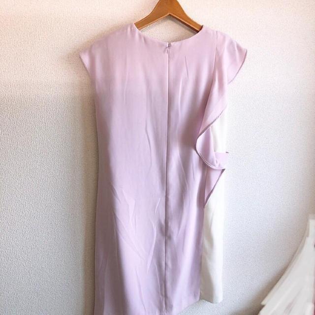 ◆marble ink/マーブルインク◆バイカラーミニワンピ★ピンク×ホワイト9AR*結婚式♪ < ブランド  ◆marble ink/マーブルインク◆バイカラーミニワンピ★ピンク×ホワイト9AR*結婚式♪ < ブランドの