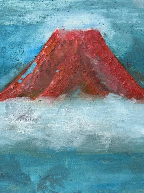 山下清 油絵 秋の富士 < ホビー 山下清 油絵 秋の富士 < ホビーの