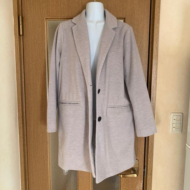 切手可 コート グレー ロングコート アウター < 女性ファッション  切手可 コート グレー ロングコート アウター  < 女性ファッションの