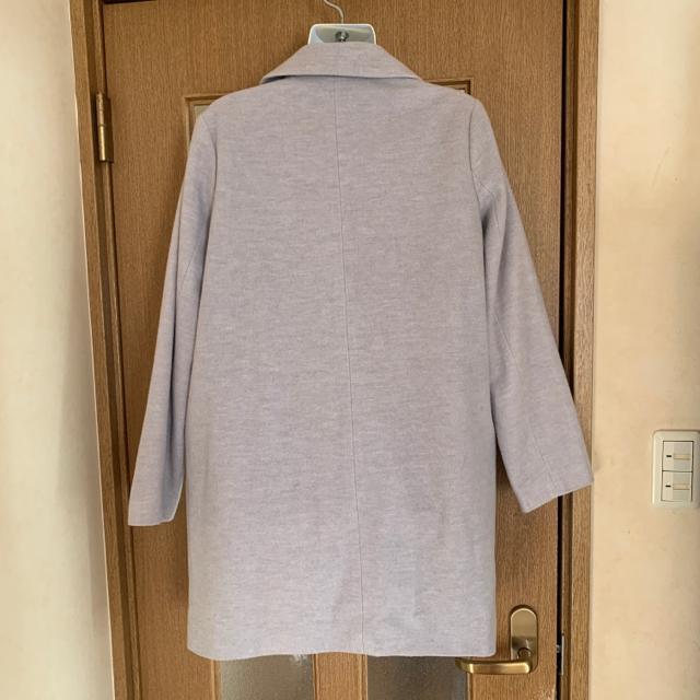 切手可 コート グレー ロングコート アウター < 女性ファッション  切手可 コート グレー ロングコート アウター < 女性ファッションの