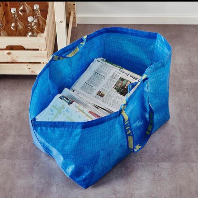 新品 IKEA フラクタ ブルーバック FRAKTA Lサイズ 2枚 < 女性ファッション  新品 IKEA フラクタ ブルーバック FRAKTA Lサイズ 2枚 < 女性ファッションの