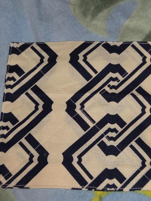 ★新品生成×紺子持吉原柄コースター2枚セット < キッズ/ベビー  ★新品生成×紺子持吉原柄コースター2枚セット < キッズ/ベビーの