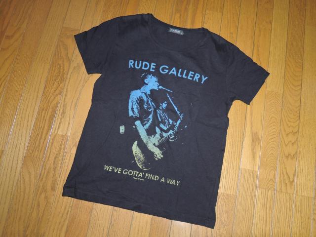 RUDE GALLERY ルードギャラリー Tシャツ 2 黒 バンド TEE 半袖Tシャツ カットソー < ブランド  RUDE GALLERY ルードギャラリー Tシャツ 2 黒 バンド TEE 半袖Tシャツ カットソー < ブランドの