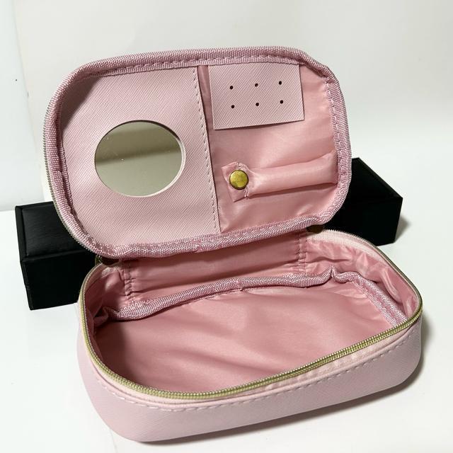 未使用品 FURLA フルラ ジュエリーケース アクセサリーケース ジュエリーポーチ ピアスケース レザー ピンク < 女性ファッション 未使用品 FURLA フルラ ジュエリーケース アクセサリーケース ジュエリーポーチ ピアスケース レザー ピンク < 女性ファッションの