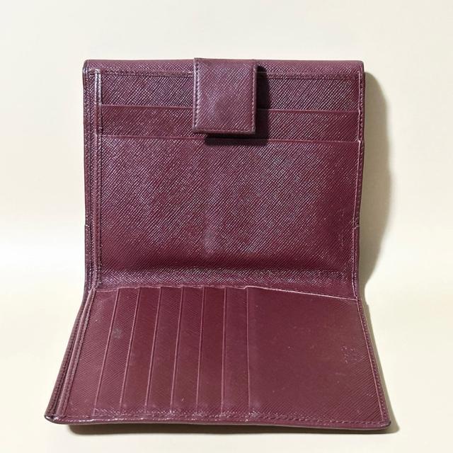 PRADA プラダ サフィアーノ 二つ折り 財布 三角プレート 箱 商品カード付き < ブランド PRADA プラダ サフィアーノ 二つ折り 財布 三角プレート 箱 商品カード付き < ブランドの