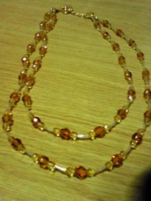 茶系の2連ネックレス < 女性アクセサリー/時計 茶系の2連ネックレス < 女性アクセサリー/時計の