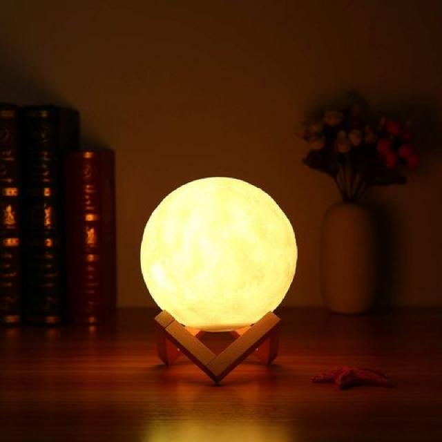 月ライト 月のランプ16色 4照明モード 無段階調光  < 家電/AV  月ライト 月のランプ16色 4照明モード 無段階調光  < 家電/AVの