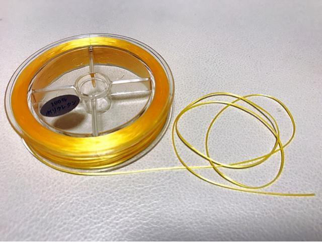 クリスタルライン アクセサリー用黄色ゴム 0.5mm 弾性があり < 女性アクセサリー/時計  クリスタルライン アクセサリー用黄色ゴム 0.5mm 弾性があり < 女性アクセサリー/時計の